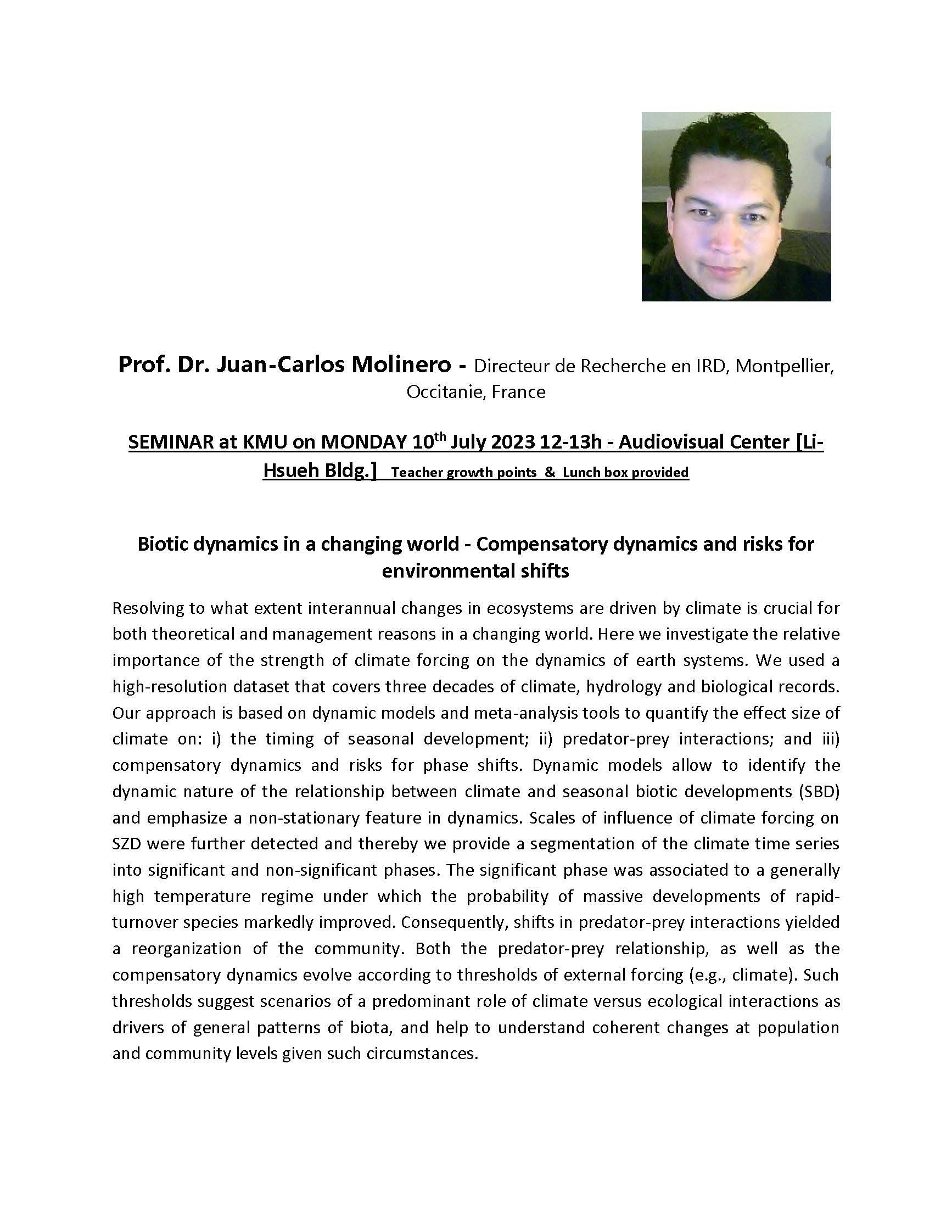 Prof. Juan Carlos Molinero 0710